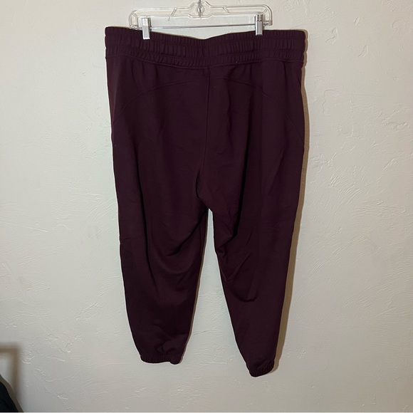 Athleta Maroon Recover Bounce Back Jogger Sweats Sz 2X - Picture 4 of 5